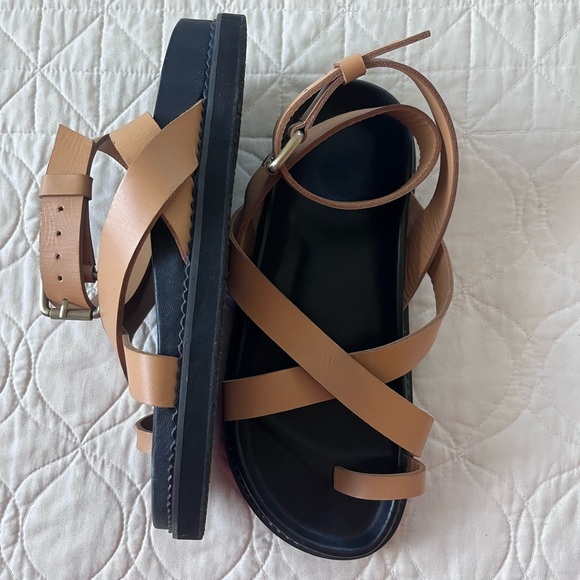 Liberte Leather Bronte Sandal in Tan - Picture 6 of 10